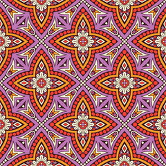 Seamless pattern. Vintage decorative elements