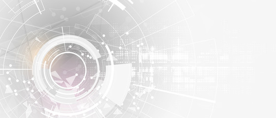 Technology data background, idea of global business solution