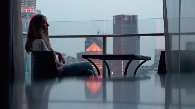 Woman on the Terrace