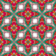 Seamless pattern. Vintage decorative elements