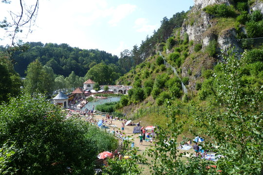Felsenbad Pottenstein Fr&auml;nkische Schweiz