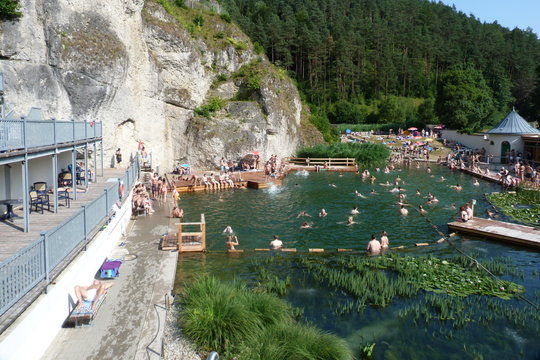 Felsenbad Pottenstein Fr&auml;nkische Schweiz