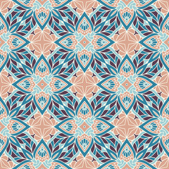 Seamless pattern. Vintage decorative elements