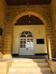 The entrance to the house of the founder of Pakistan
