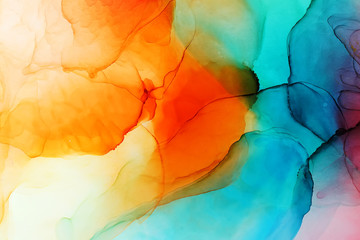 Alcohol ink abstract texture