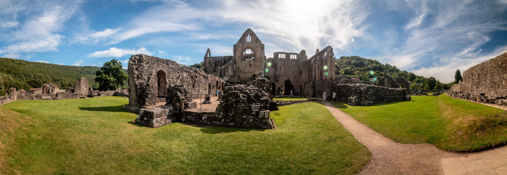 Photomerge of Tintern Abbey, Galles