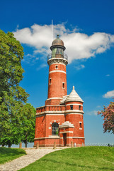 German brick lighthouse from 1895