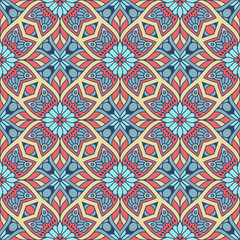 Seamless pattern. Vintage decorative elements