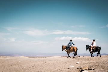 Paseo a caballo en el desierto de Atacama