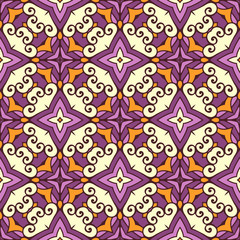 Seamless pattern. Vintage decorative elements