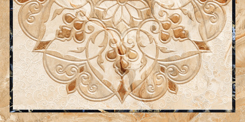 Digital Vintage aged ceramic wall tiles decoration