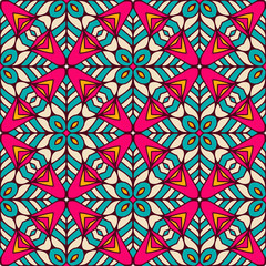 Seamless pattern. Vintage decorative elements