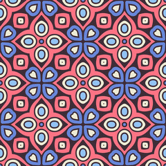 Seamless pattern. Vintage decorative elements
