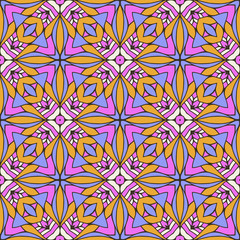 Seamless pattern. Vintage decorative elements