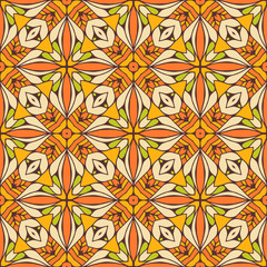 Seamless pattern. Vintage decorative elements