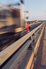 Traffic on Bridge