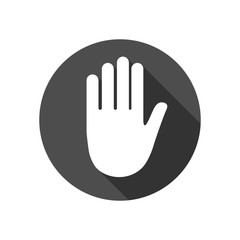 Stop coronavirus grey sign. No covid-19 sign isolated. Vector icon. Coronavirus Control. Fighting coronavirus.