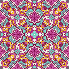 Seamless pattern. Vintage decorative elements
