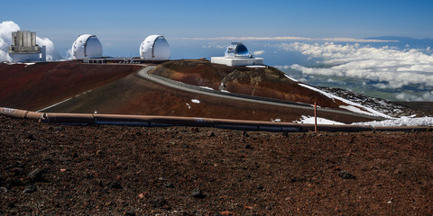 Mauna Kea summit observatory - Big Island, Hawaii