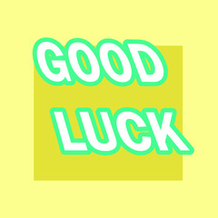 Good luck. eps10 vector stock illustration