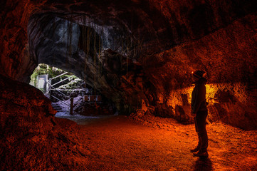  Volcanos National park Lava cave- Big Island, Hawaii