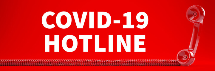 Covid-19 hotline for coronavirus epidemic