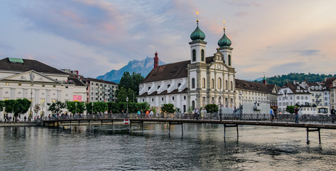 Jesuitenkirche, Luzern, Switzerland.