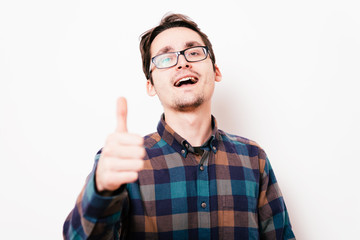 Man Showing Thumb Up