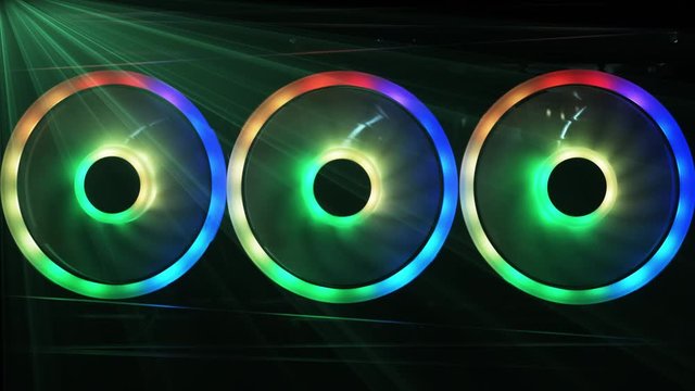 PC cooling fan rgb led light.