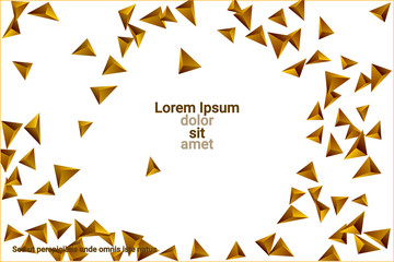 
Triangular background.