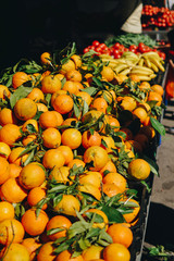 Fototapeta na wymiar oranges in the market