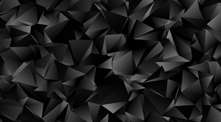 Fototapeta premium Triangular 3d, modern background