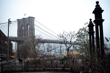 New York Dumbo district USA America shoot on  march 2020