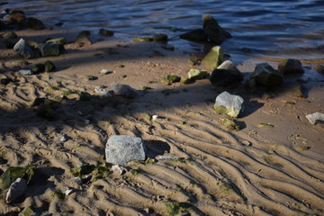 stones on the beach