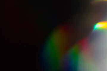 Light leak texture on black background.