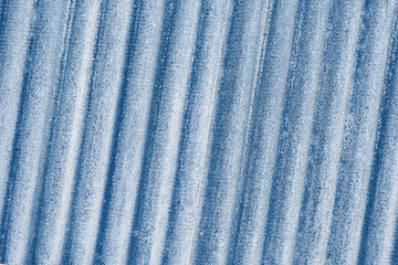 Texture of light blue building slate close up