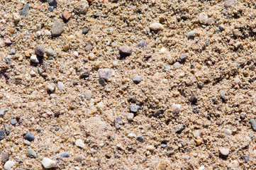 Pebbles and sand pattern background