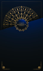 
Luxury Mandala Islamic Background with Golden Arabesque Pattern, 
Ornamental Background . Wedding card, Cover.