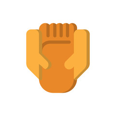 Foot Care Massage Treatment Relaxing Icon, Logo, Vector