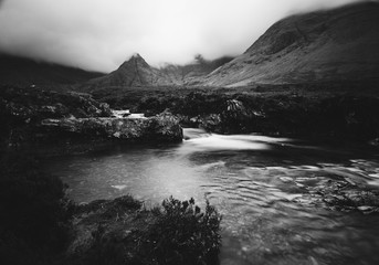 Fototapeta na wymiar Fairy Pools auf der Isle of Skye