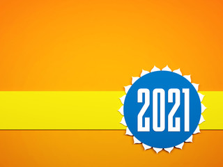 New Year 2021 Creative Design Concept - 3D Rendered Image	
