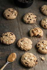 Cookies cacahuètes et chocolat