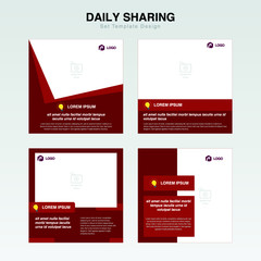 Set Cover information and knowledge Template for social media