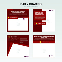 Set Cover information and knowledge Template for social media