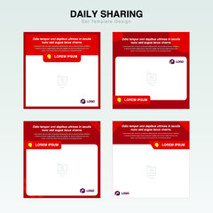 Set Cover information and knowledge Template for social media