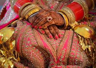 bride hands