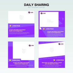 Set Cover information and knowledge Template for social media