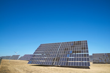 Photovoltaic panels view