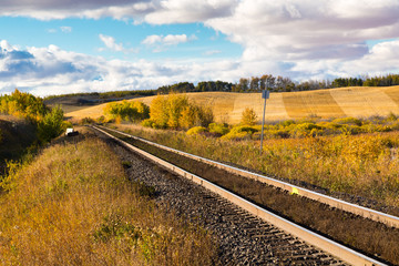 Railroad on the Prairies