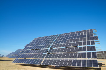 Obraz premium Photovoltaic panels view